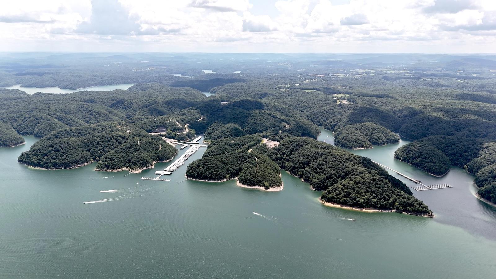 aerial view of Marina Rowena 2023